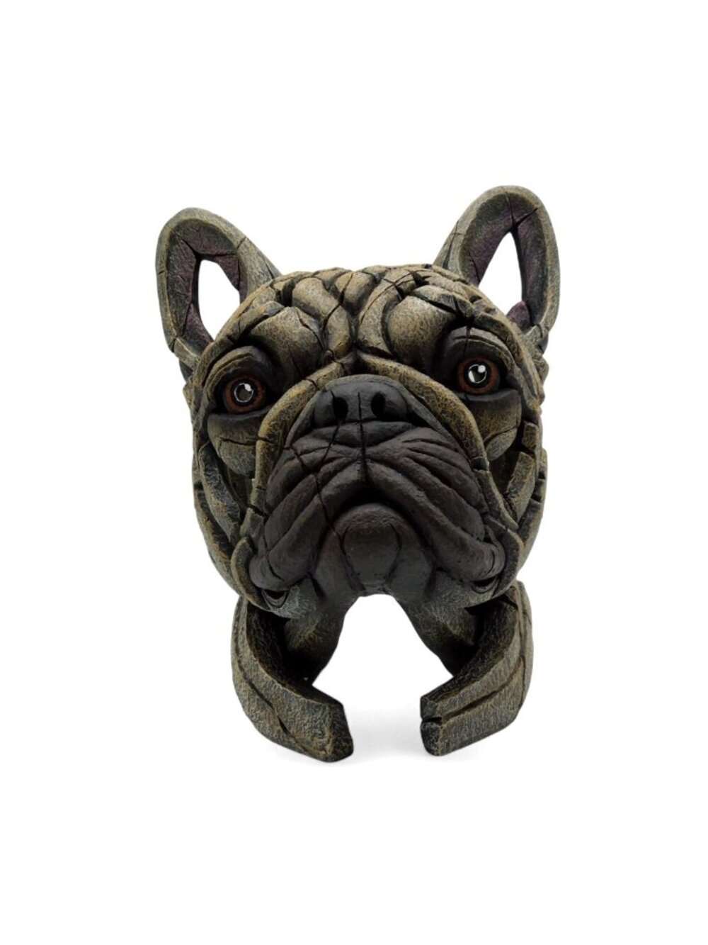 EDGE French Bulldog Brown Bust Statue by Matt Buckley 12 x 9.5"